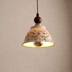 Artisan Ceramic Dome Pendant Light Terrano – Lifestyle View 3