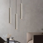 Cast Cement Cylinder Pendant Light Ivaelvix – Lifestyle View