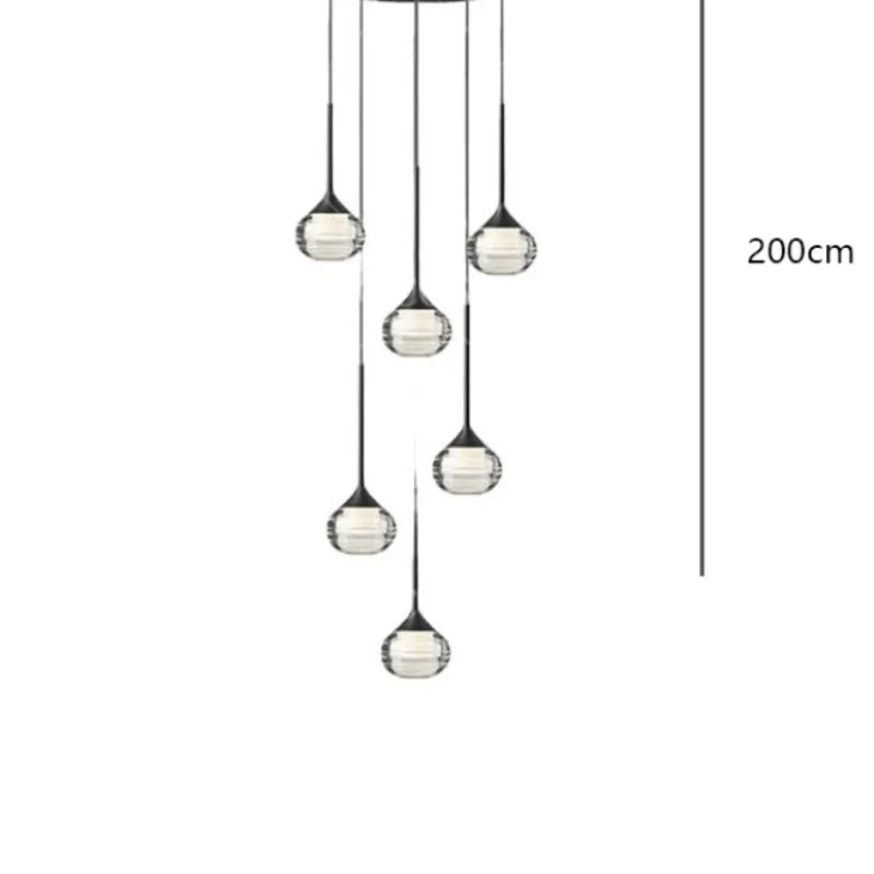 LED Crystal Pendant Light Lalera