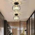 Matte Black Metal Dome Ceiling Light Kavello – Hero Shot