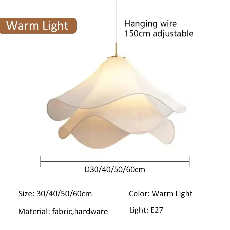 Geometric Fabric Pendant Light Lsaelorn – Product Detail 7