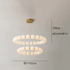 Acrylic Drum Flush Chandelier Capmon – Product Detail 6
