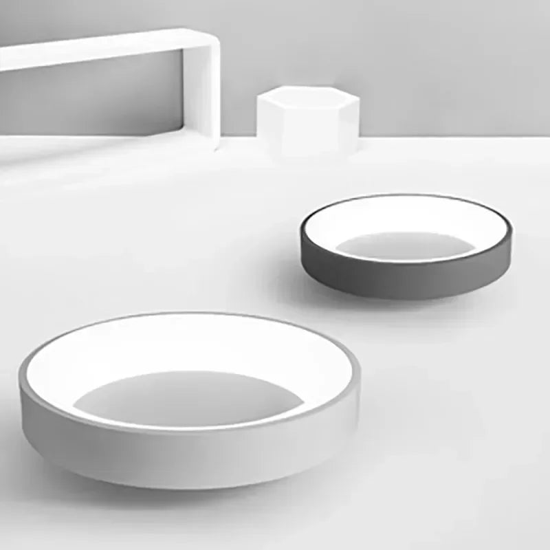 Round Metal Flush Ceiling Light Kenox – Product Detail 5