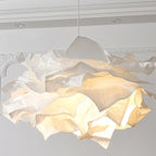 Selvoria sculptural paper pendant light – close-up detail