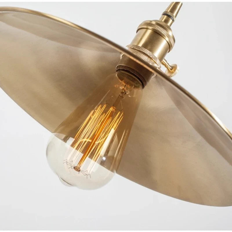 Vintage Copper Dome Pendant Light Lorvaine – Lifestyle View 4