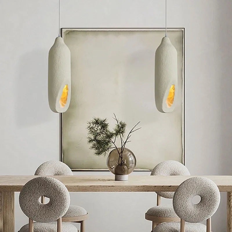 Warm Resin Dome Pendant Light Cadovel – Product Detail 9