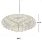 Japanese Washi Paper Disc Pendant Light – Kamitori – Product Detail 6