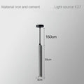 Cast Cement Cylinder Pendant Light Ivaelvix – 30cm Dimensions