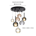 Dual Glass Bell Globe Pendant Light Bellonix – Product Detail 15