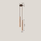 Dual Stone Diffused Pendant Light Ulorinth – Lifestyle View 2