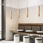 Travertine Cylinder Pendant Light – Ecelvix – Product Detail 5