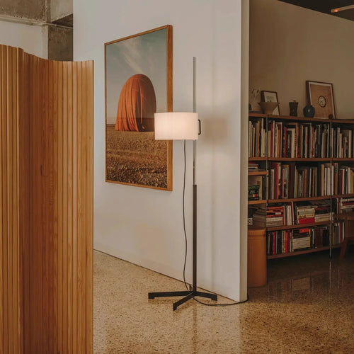 Adjustable Metal Floor Lamp Laldon - Lifestyle View