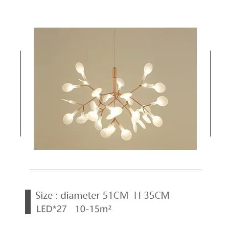 Organic Metal Branch Chandelier Ramivox – Product Detail 12