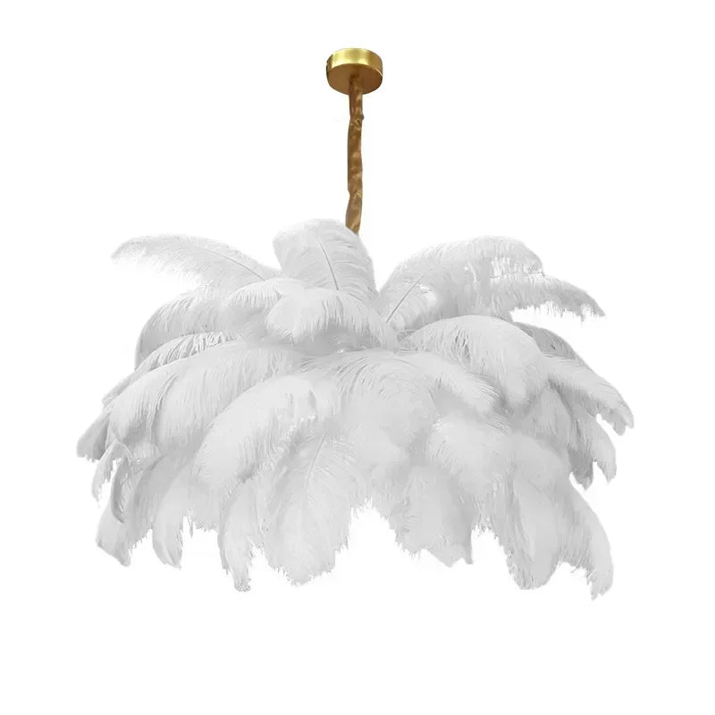 Nordic Feather Metal Pendant Light Vorixa – Product Detail 12