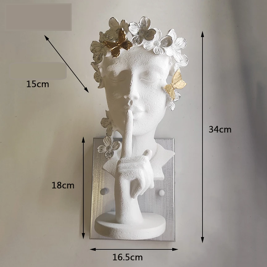 Athela Sculptural Wall Sconce – Dimensions