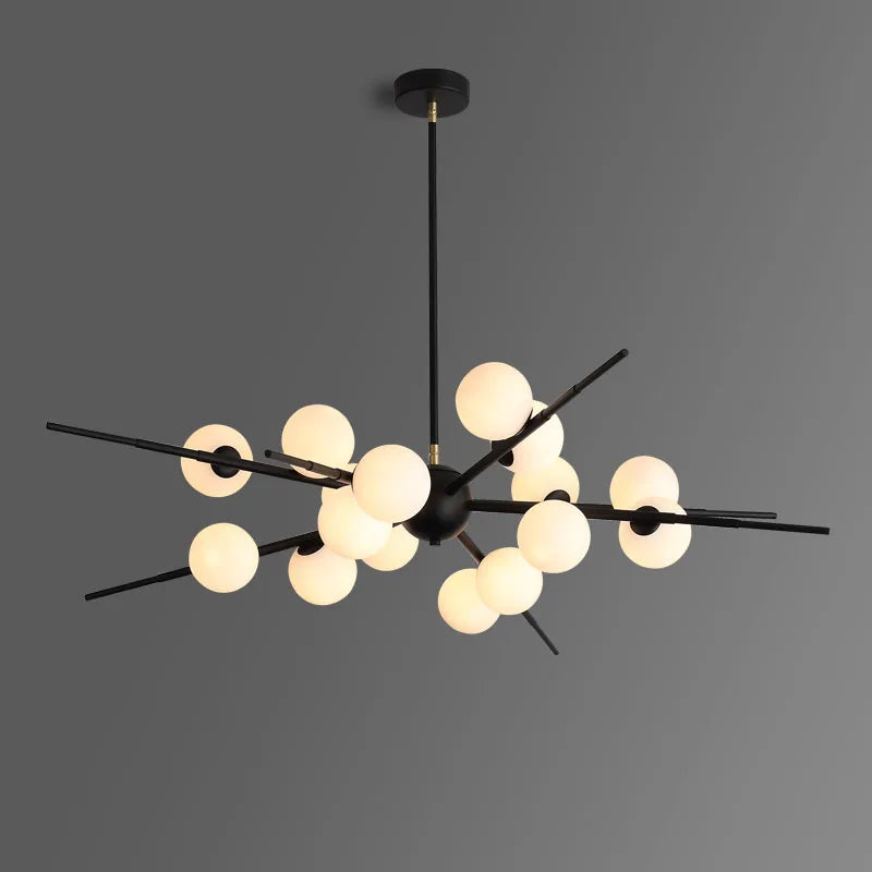 Sculptural Aluminum Ring Chandelier Orventis – Product Detail 6