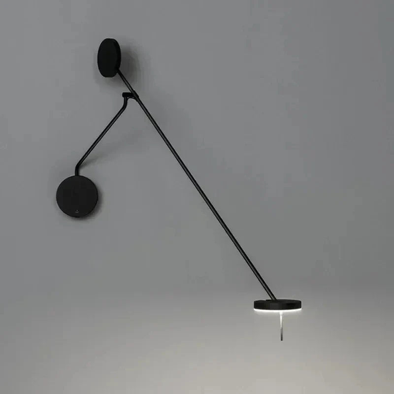 Matte Black Metal Wall Sconce Hernova – Product Detail 11