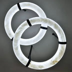 Halvorix ring chandelier, sculptural detail