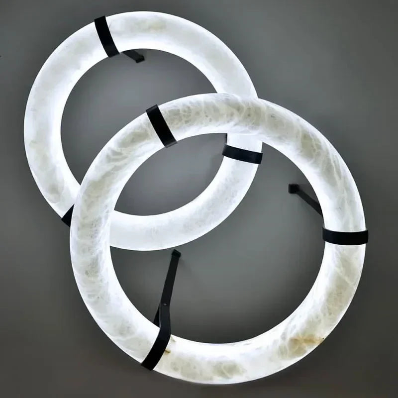 Halvorix ring chandelier, sculptural detail