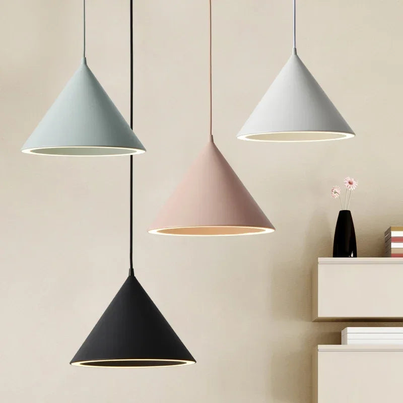 Nordic Aluminium Cone Pendant Light – Nordvik – Lifestyle View 2