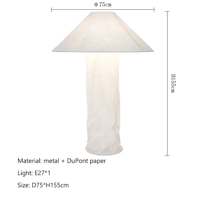Contemporary Fabric Metal Floor Lamp Jovaris – Product Detail 7