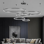 Cascading Layered Ring Chandelier – Arevaux – Hero Shot