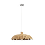 Sculptural Woven Bamboo Pendant Light Jwaelion – Lifestyle View 3