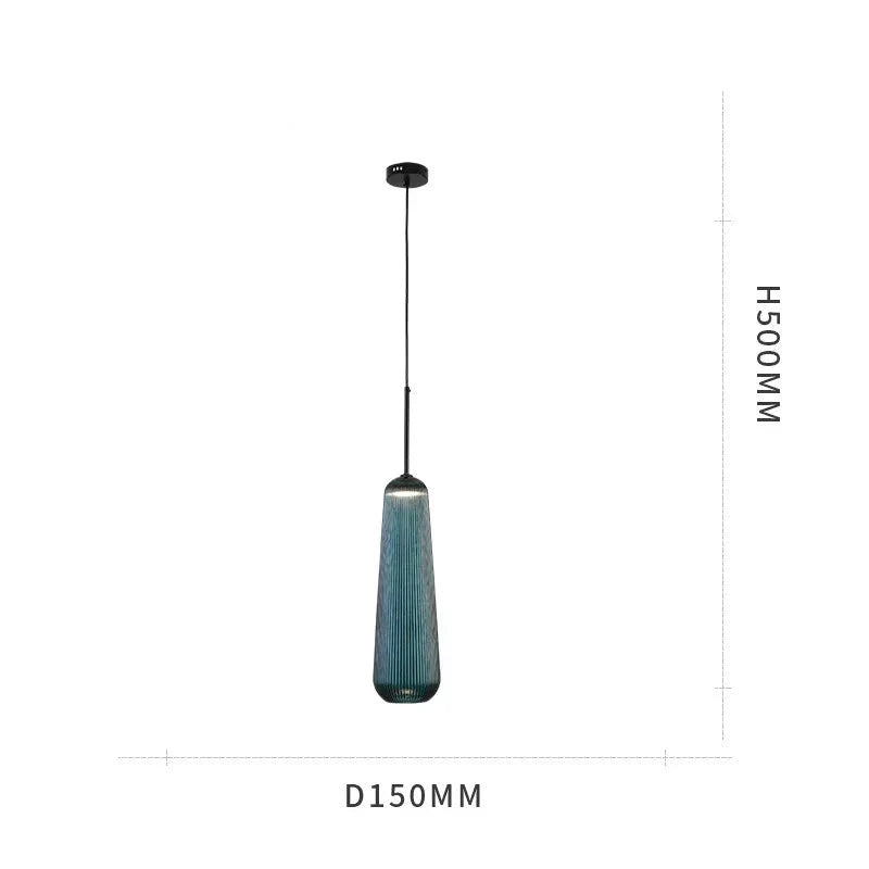 Vibrant Colored Glass Pendant Light Falion – Product Detail 6