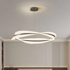Sculptural Twisted Metal Pendant Light Cxaelindra – Lifestyle View 4
