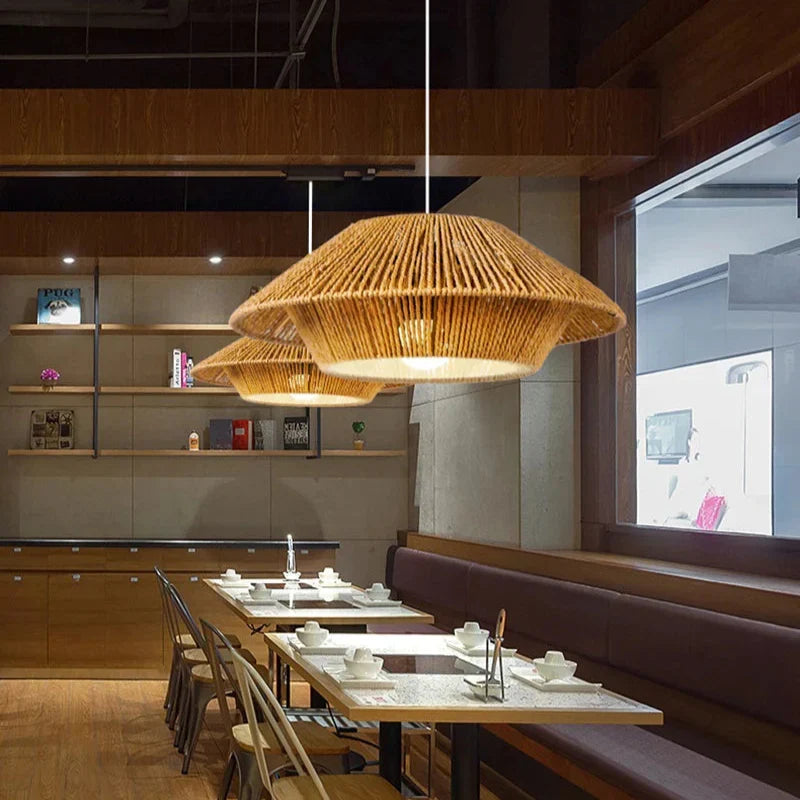 Japanese Textured Pendant Light Cadnox
