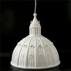 Architectural Cathedral Dome Pendant Light Duomo – White Full Profile