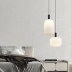 Nordic Opal Glass Cylinder Pendant Meridox – Lifestyle View 2