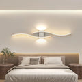 Sculptural Iron Wall Sconce Forlan – White Finish