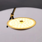 Sculptural Gold-Leaf Petal Pendant Light – Revonthal – LED Accent Disc Detail