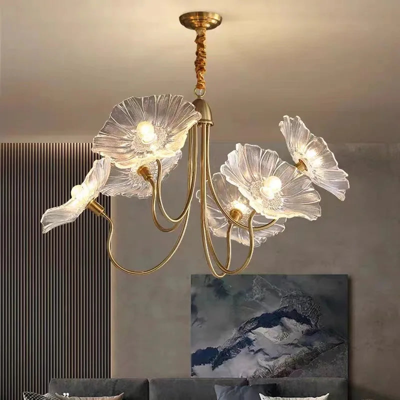 Gerlinth 6-Light Pendant Clear – living room