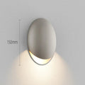 Brivex directional wall sconce, Pearl Nickel finish, dimensions O150mm