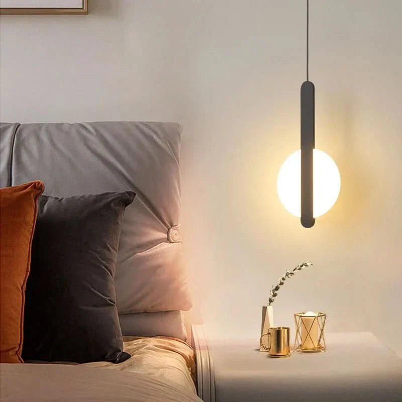 Minimal Aluminum Cylinder Pendant Light Axloren – Hero Shot