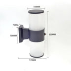 Outdoor Aluminium Wall Sconce Evsel