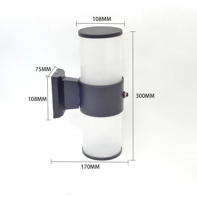 Outdoor Aluminium Wall Sconce Evsel
