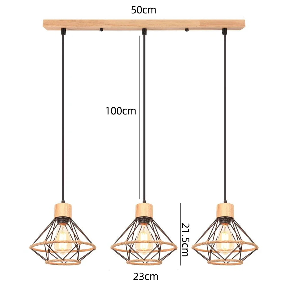 Industrial Sculptural Cage Pendant Light Valexor – Product Detail 9