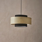 Wabi-Sabi Woven Rattan Pendant Light Ctaelinth – Lifestyle View 3