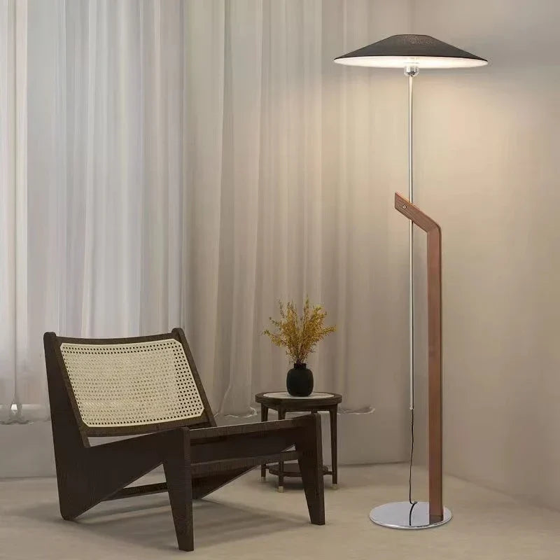 Solid Wood Arc Floor Lamp Florion – Product Detail 11