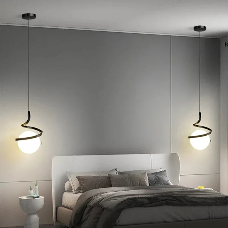 Luxe Glass Globe Pendant Light Barovex – Product Detail 5