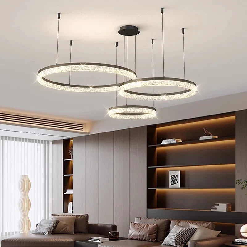 Modern Geometric Statement Chandelier Maelrix – Hero Shot