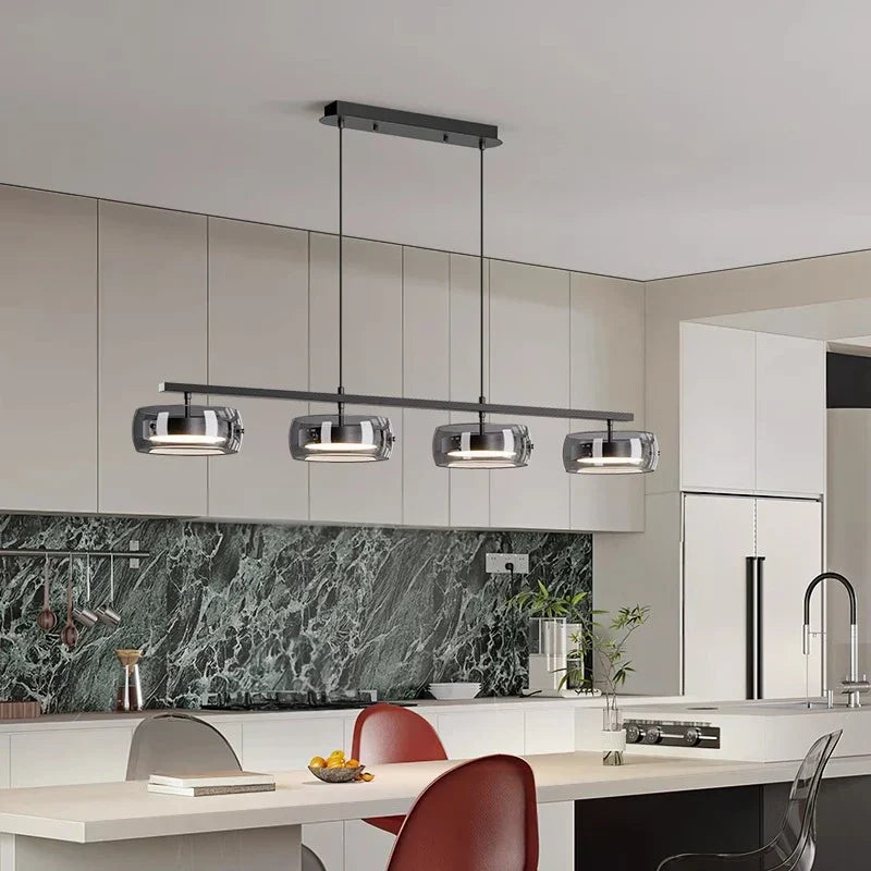 Minimalist Linear Flush Pendant Light Casovex – Product Detail 13