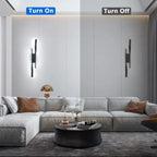 Contemporary Aluminum Linear Wall Sconce Nelvora