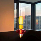 Layered Colored Glass Pendant Light Halaeon – Hero Shot