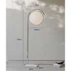 Elegant Sculptural Arc Floor Lamp Delvanthos – Dimensions and Materials