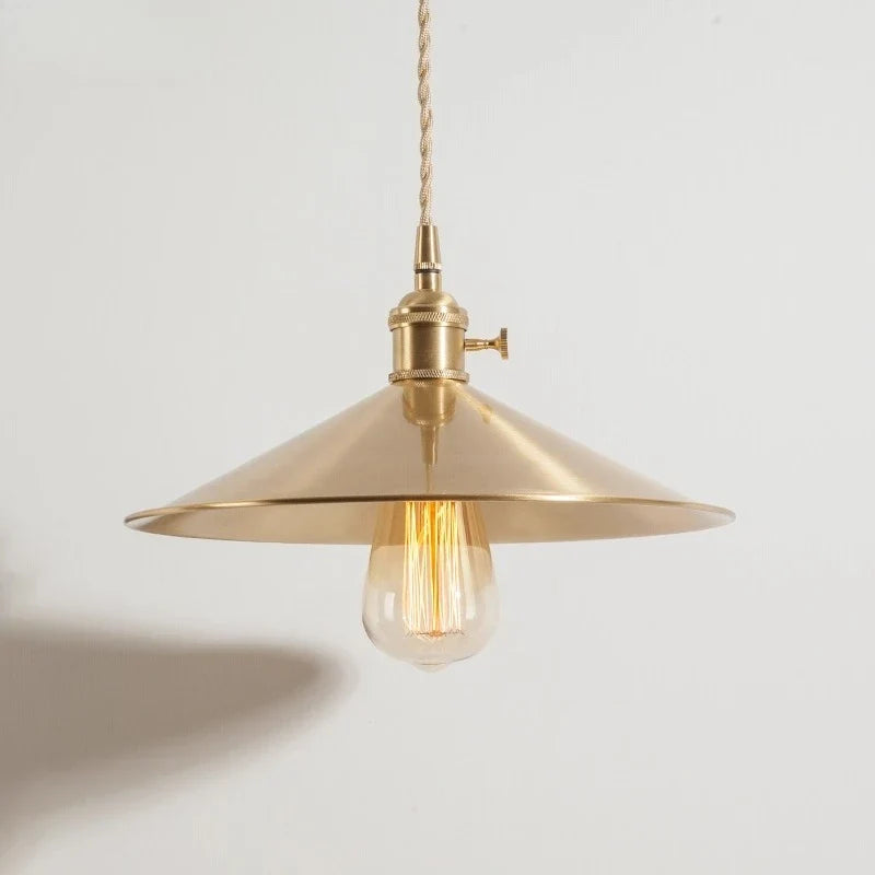 Vintage Copper Dome Pendant Light Lorvaine – Product Detail 8