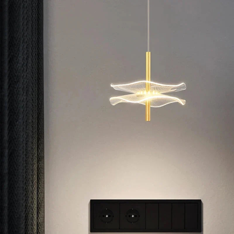 Warm Acrylic Drum Pendant Light Bielora – Product Detail 10